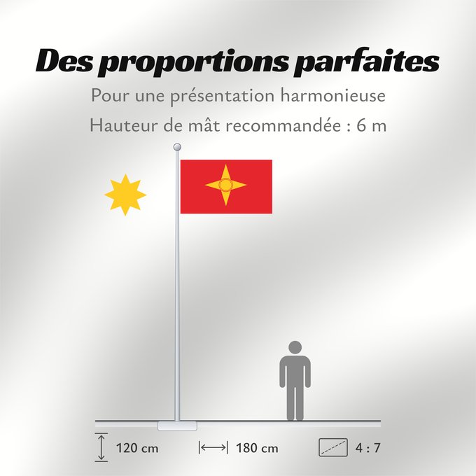 Proportions du drapeau : Proposal of Macedonia - 5	One of the first 12 flag proposals for a new flag of Macedonia  1995	Proposition de la Macédoine - 5 (1995)	Propuesta de Macedonia - 5 (1995)	Mazedonien Vorschlag - 5 (1995)	Proposta della Macedonia - 5 (1995)	Едно од вкупноте 12
