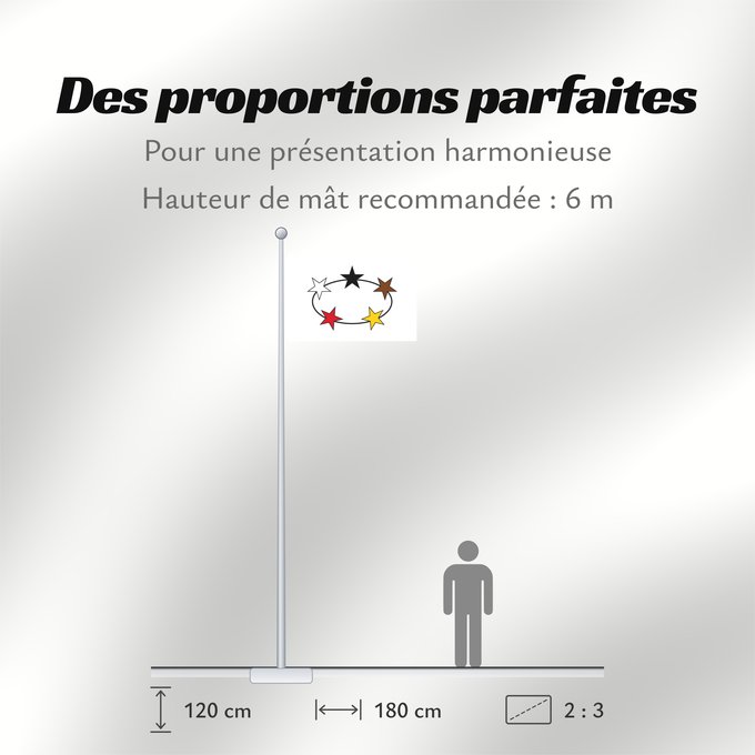Proportions du drapeau : Suriname  1959–1975	Suriname	Guyane néerlandaise  1959–1975	Surinam (1959–1975)	Suriname (1959–1975)	Suriname van 1959 tot 1975