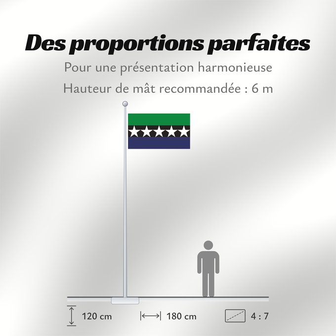 Proportions du drapeau : Aimeliik	Aimeliik  state within Palau  - colours and dimensions based on template at Aimeliik