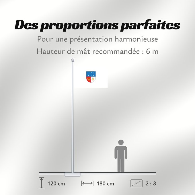 Proportions du drapeau : Colonia Department	Colonia	 département de Colonia 