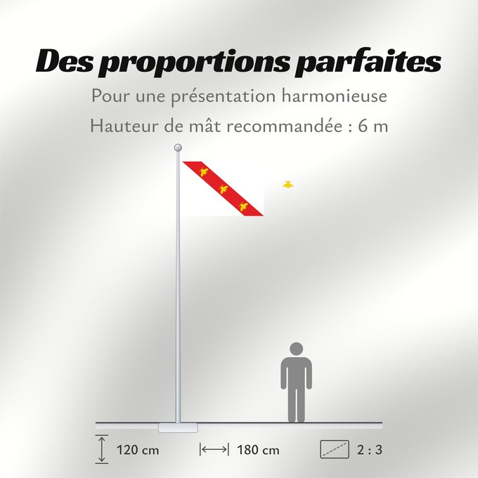 Proportions du drapeau : Elba Elba (Napoleonic) Elbe (Napoléonienne) Elba (Napoleónica) Elba (Napoleonisch) Napoleonica dell Isola d Elba