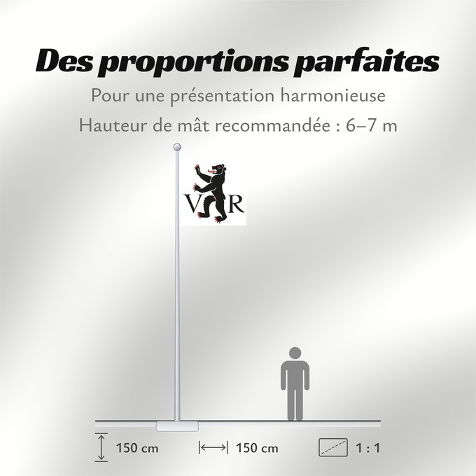 Proportions du drapeau : Canton of Appenzell Ausserrhoden	Appenzell Ausserrhoden	Appenzell Rhodes-Extérieures	Appenzell Rodas Exteriores	Appenzello Esterno	Canton of Appenzell Ausserrhoden in Switzerland