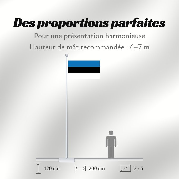 Proportions du drapeau : Estonia L Estonie Estland Estone Estónia Estonii Сцяг Эстоніі Национално знаме на Естония Estonská vlajka Σημαία της Εσθονίας Eesti lipp پرچم کشور استونی Viron HEastóine Észtország エストニアの国旗 ესტონეთის დროშა Estijos Igaunijas Знаме на Естонија Estoniei Флаг