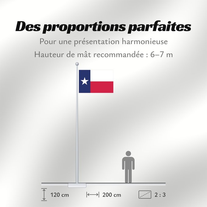 Proportions du drapeau : Texas	Texa	Stanowa Teksasu	ᏅᏓᎩ ᎦᏓᏘ	Toháano ého ëva hoohëö o	Ka hae Kekeka	Texiae	Flagget til delstaten Texas	Akałii Bikéyah bidah naatʼaʼí	Флаг Техаса	Američke savezne države Texas
