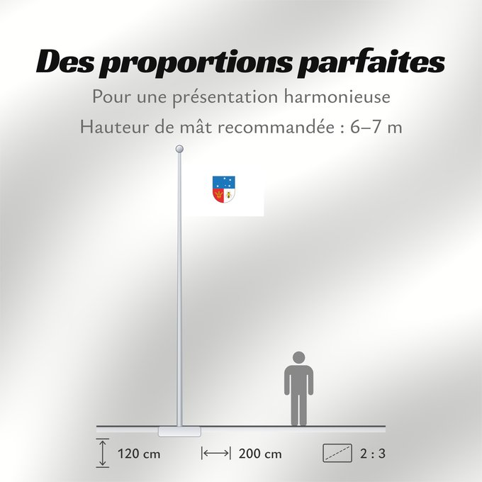 Proportions du drapeau : Colonia Department	Colonia	 département de Colonia 