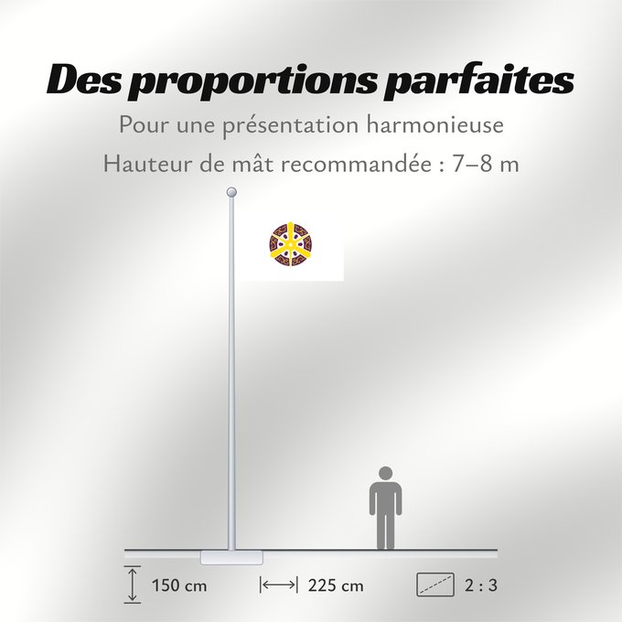 Proportions du drapeau : Kyoto City	Kyôto City	Kyōto ou Kyoto	Kioto	Kyōto	De Kyôto  Quioto	京都市旗	京都市旗 / 교또시기	​京都市旗