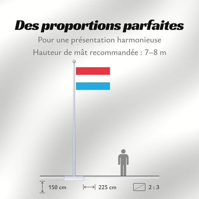 Proportions du drapeau : Luxembourg	Luxemburgo	Luxemburg	Lussemburghese	Luksemburga	Сцяг Люксембурга	Национално знаме на Люксембург	Banniel Luksembourg	Lucemburská vlajka	Luxembourgs	Σημαία του Λουξεμβούργου	Luksemburgi lipp	پرچم لوکزامبورگ	Luxemburgin	Lucsamburg	ლუქსემბურგის დრო
