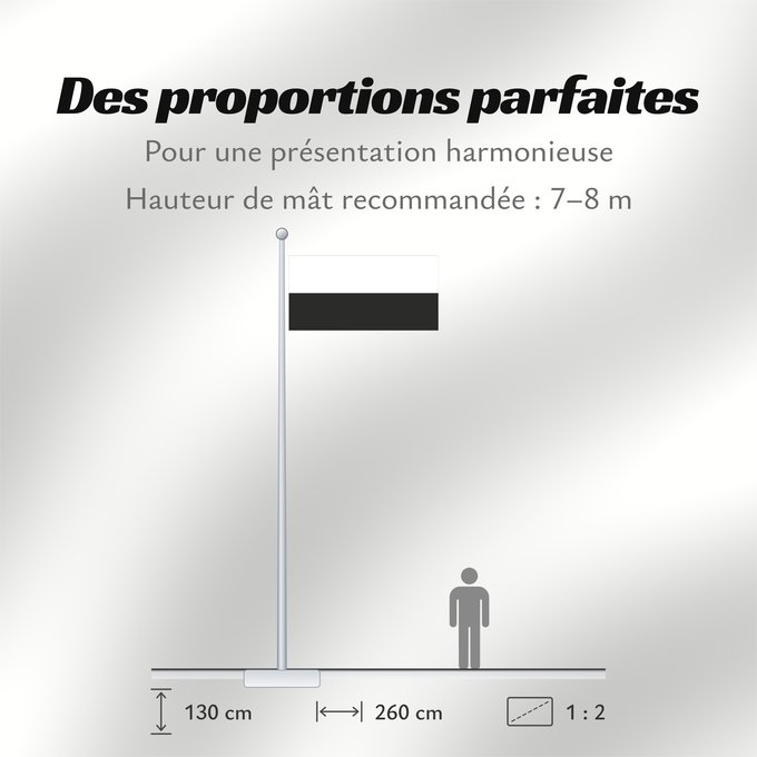 Proportions du drapeau : Pahang	 Pahang 	Pahang, Malaysia