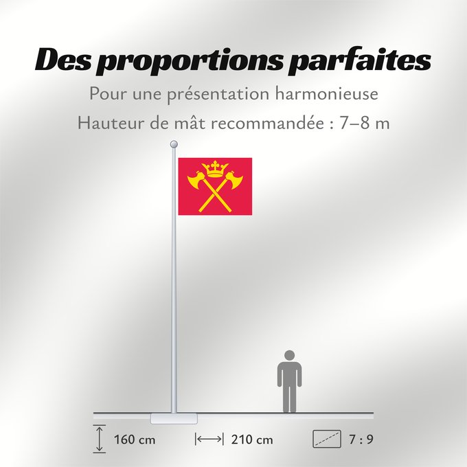 Proportions du drapeau : Hordaland	Former county of Hordaland, Norway	comté de Hordaland	Hordalands flagg	Hordalánda leavga