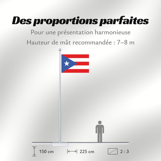 Proportions du drapeau : Puerto Rico	Porto Rico	Puerto Ricos	Portoryka	Porto-Riko	De Porto Rico	Ka hae Pokoliko	Standardo di Porto-Riko	Portuum Divum	Porto Rica	Флаг Пуэрто-Рико	Прапор Пуерто-Рико	Stän Puertorikeänas