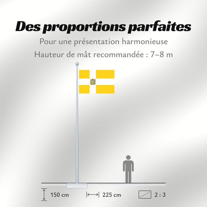 Proportions du drapeau : Stavropol Krai	Stavropol Krai 	Kraï de Stavropol	Krai de Stávropol	Stavropol Krai
