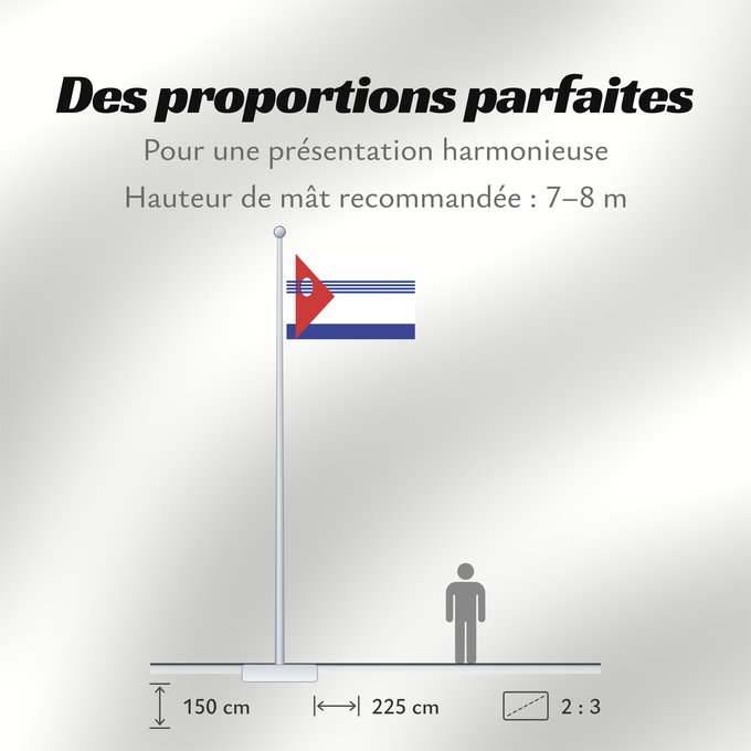 Proportions du drapeau : Artigas Department département d'Artigas Departamento de Artigas Artigas (Departamento) Artigas Dipartimento