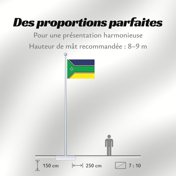 Proportions du drapeau : Amapá
