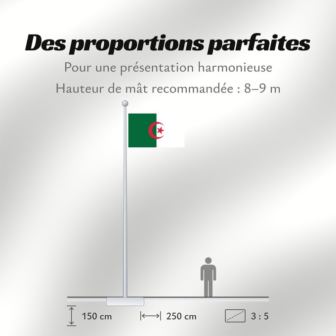 Proportions du drapeau : Algeria	L Algérie	Argelia	Algerien	Dell Algeria	Algerije	Argélia	Algierii	Vo Algérie	علم الجزائر	Σημαία της Αλγερίας	Alĝerio	Algerian	דגל אלג יריה	Algéria	Aljazair	アルジェリアの国旗	Asenǧaq n Dzayer	알제리의 국기	Drapèu d Argeria	Флаг Алжира	Alžirije	Algeriets	ⴰⵏⴰⵢ ⴰⴷⵣ