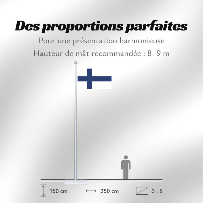 Proportions du drapeau : Finland	Finlande	Finlandia	Finnland	Finlandese	Finlândia	Finlandii	علم فنلندا	Сцяг Фінляндыі	Национално знаме на Финландия	Finská vlajka	Finlands	Σημαία της Φινλανδίας	Finnlando	Soome lipp	پرچم فنلاند	Suomen	Fionlainne	Finnország	Finnlands	Finniae	Finnesc