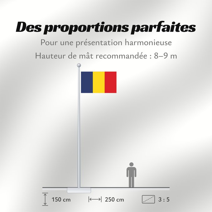 Proportions du drapeau : Romania Romania from 1867 until 1947 and since 1989 Roumanie Rumania Rumäniens Roemenië Roménia Rumunii Сцяг Румыніі Сьцяг Румыніі Знаме на Румъния Banniel Roumania Rumunská vlajka ꙁна́мѧ Роумꙑні́ꙗ Rwmania Rumæniens Σημαία της Ρουμανίας Rumeenia lipp Roma