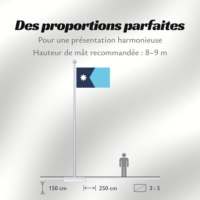 Proportions du drapeau : Minnesota	Minnesota, since May 11, 2024