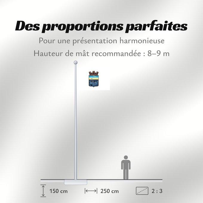 Proportions du drapeau : Maldonado Department	Maldonado