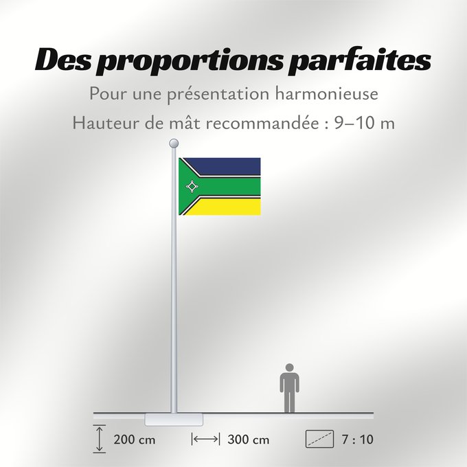 Proportions du drapeau : Amapá