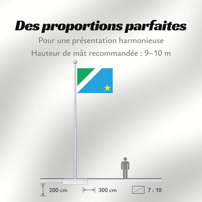 Proportions du drapeau : Mato Grosso do Sul	Mato Grosso do Sul, Brazil	Mato Grosso del Sur