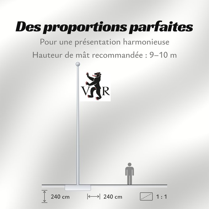Proportions du drapeau : Canton of Appenzell Ausserrhoden	Appenzell Ausserrhoden	Appenzell Rhodes-Extérieures	Appenzell Rodas Exteriores	Appenzello Esterno	Canton of Appenzell Ausserrhoden in Switzerland