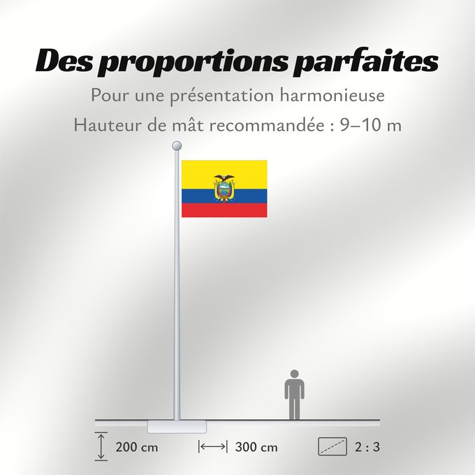 Proportions du drapeau : Ecuador	L Équateur	Equador	Ikwadur wiphala	Ekvadora	L Ecuador	Ecuadors	Ekvadoro	Ekuadorko bandera	Ecuadorin	Ekwatè	Pāmitl Ecuador	Ikwadur unancha	Флаг Эквадора	Прапор Еквадору