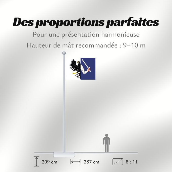 Proportions du drapeau : Connacht W Connacht Connacht ou Connaught