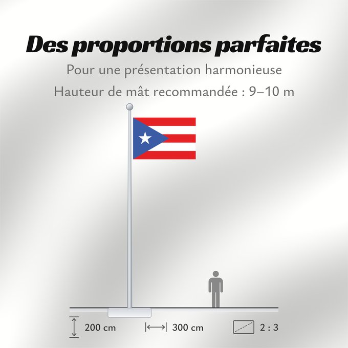 Proportions du drapeau : Puerto Rico	Porto Rico	Puerto Ricos	Portoryka	Porto-Riko	De Porto Rico	Ka hae Pokoliko	Standardo di Porto-Riko	Portuum Divum	Porto Rica	Флаг Пуэрто-Рико	Прапор Пуерто-Рико	Stän Puertorikeänas