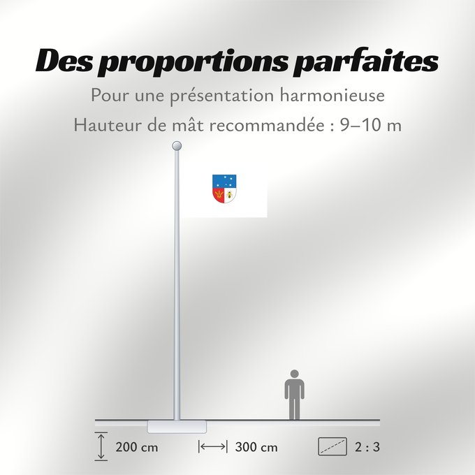 Proportions du drapeau : Colonia Department	Colonia	 département de Colonia 