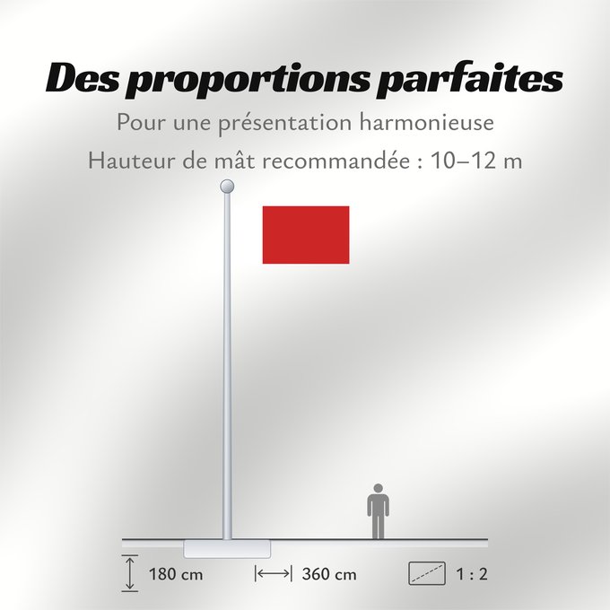 Proportions du drapeau : Ajman	D Ajman	Adschman	علم إمارة عجمان