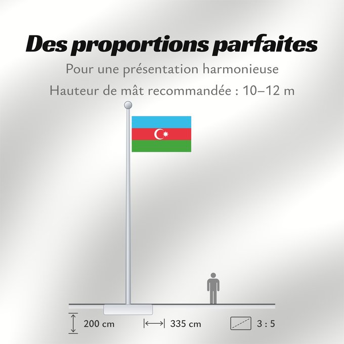Proportions du drapeau : Azerbaijan	L Azerbaïdjan	Azerbaiyán	Aserbaidschan	Dell Azerbaigian	Azerbeidzjan	Azerbejdżanu	Азербаиџьан абыраҟ	علم أذربيجان	Azərbaycan	Сцяг Азербайджана	Сьцяг Азэрбайджану	Azerbajĝano	Aserbaidžaani lipp	Azerbaidžanin	Azerbajdzsán	Ադրբեջանի դրոշը	აზერბაიჯ