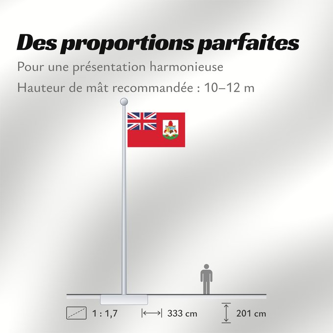 Proportions du drapeau : Bermuda	Bermudes	Bermudas	Bermudów	Bermudas fana	Brattagh ny Bermioodee	Флаг Бермуд