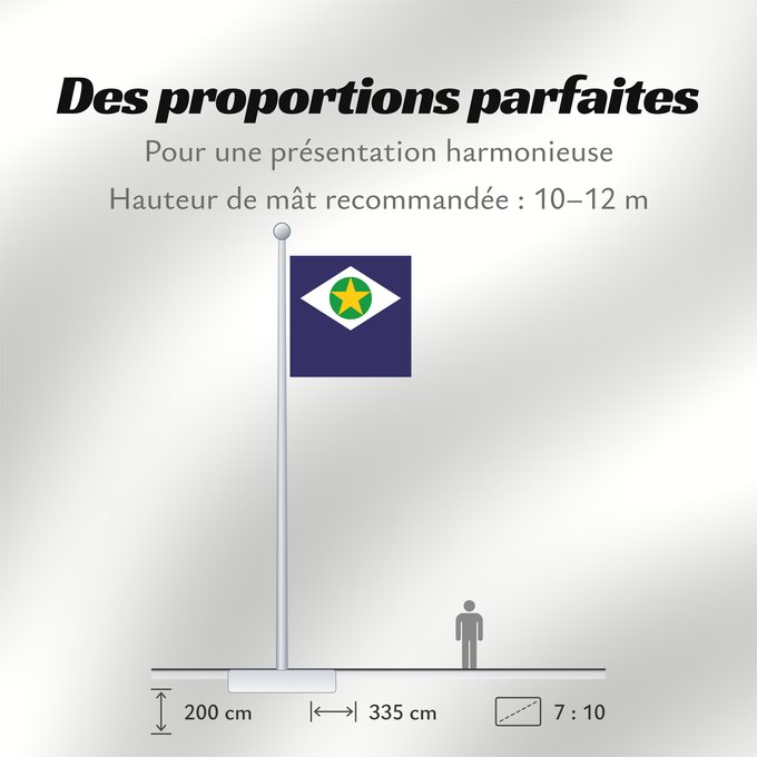 Proportions du drapeau : Mato Grosso	State of Mato Grosso, Brazil	Mato Grueso	Mato Grosso, Brasil