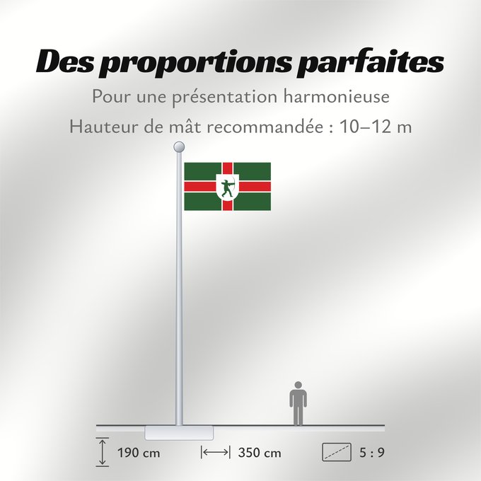 Proportions du drapeau : County Flag of Nottinghamshire	Nottinghamshire	Snotingahāmscīre fana