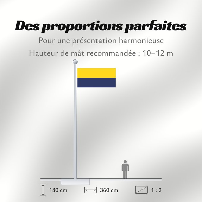 Proportions du drapeau : Perlis	Perlis, Malaysia