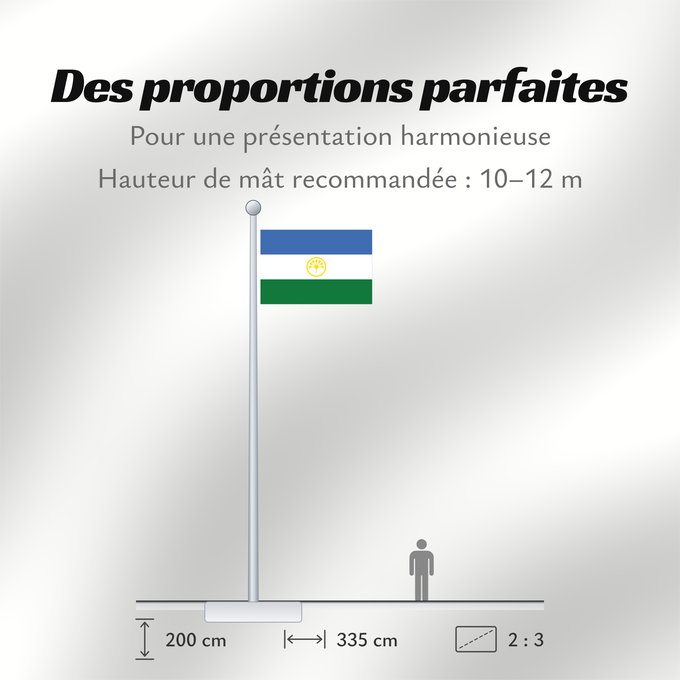 Proportions du drapeau : Bashkortostan	State flag of the Republic of Bashkortostan	République de Bachkirie	Bashkortostán	Baschkortostan	Башҡортостан Республикаһының Дәүләт флагы	Флаг Башкортостана