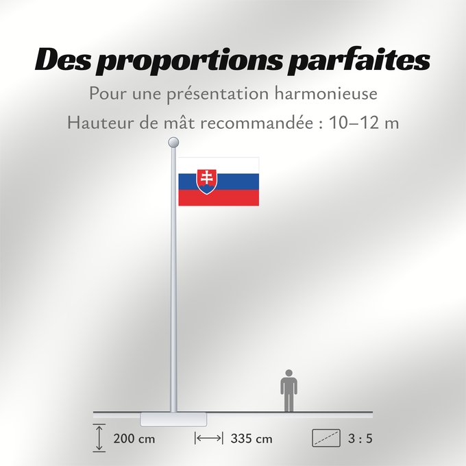 Proportions du drapeau : Slovakia	Slovakia. Image from here, colors	Slovaquie	Eslovaquia	Slowakei	Slovacchia	Slowakije	Eslováquia	Słowacji	Сцяг Славакіі	Национално знаме на Словакия	Slovačke	Slovenská vlajka	Slovakiets	Σημαία της Σλοβακίας	Slovaki lipp	Slovakian	Slóvaice	Szlováki
