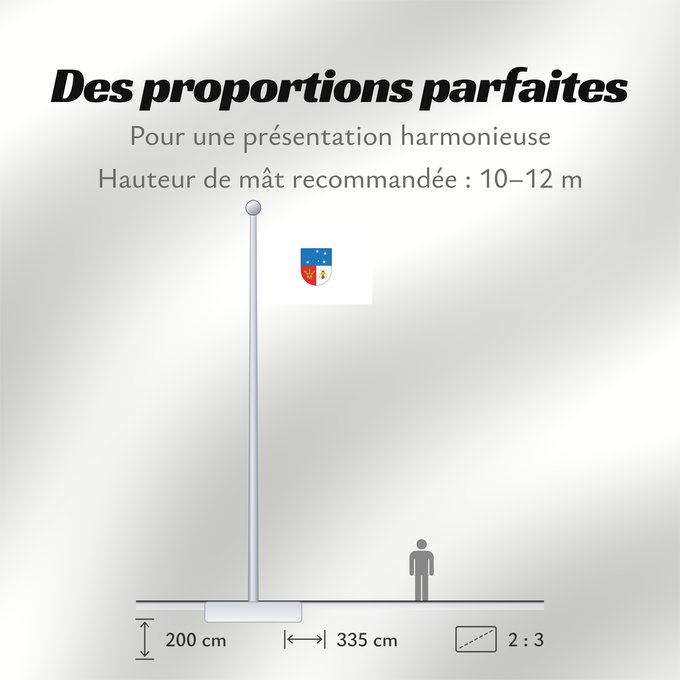 Proportions du drapeau : Colonia Department	Colonia	 département de Colonia 