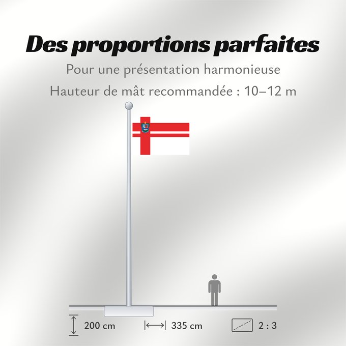 Proportions du drapeau : Florida Department	Florida