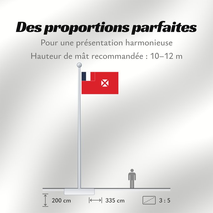 Proportions du drapeau : Wallis and Futuna	Wallis-et-Futuna	Wallis y Futuna	Wallis und Futuna	Wallis e Futuna