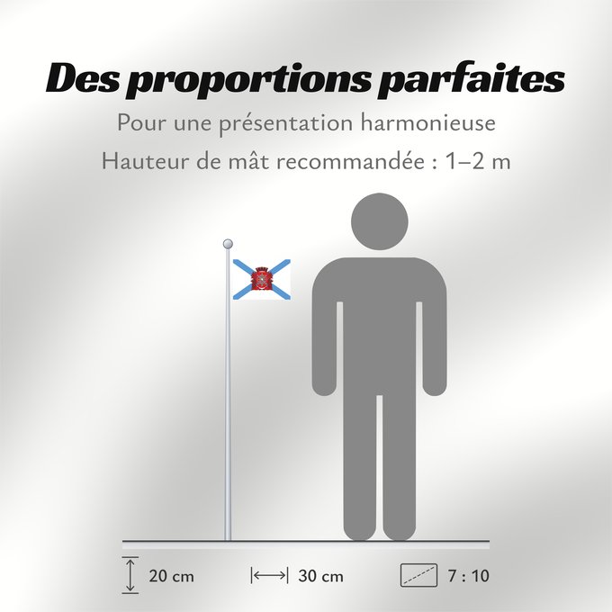 Proportions du drapeau : Cidade do Rio de Janeiro	City of Rio de Janeiro	Rio de Janeiro	Río de Janeiro	Stadt Rio de Janeiro