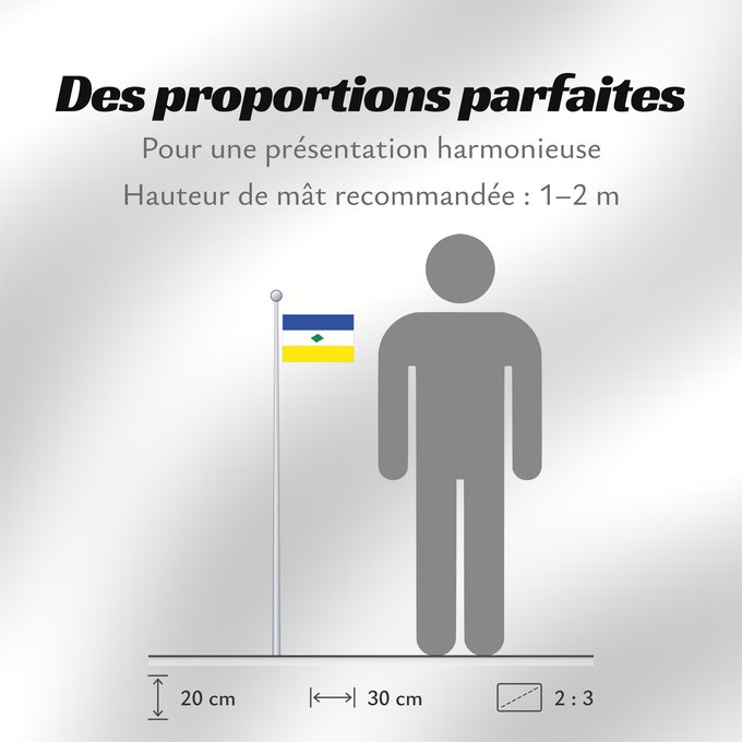 Proportions du drapeau : Muzo Boyacá Muzo Municipio de Muzo en Boyacá Colombia segun descripción de la página oficial