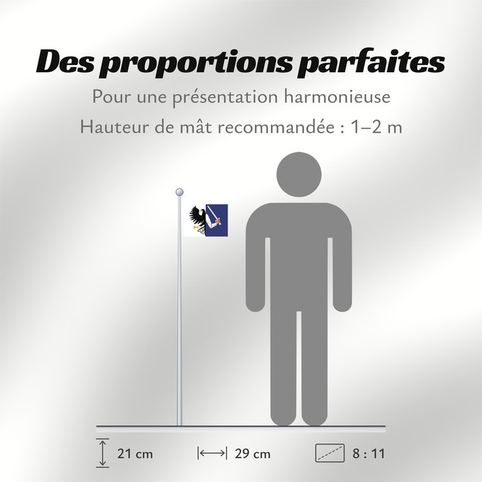 Proportions du drapeau : Connacht W Connacht Connacht ou Connaught