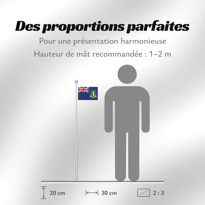 Proportions du drapeau : British Virgin Islands	Virgin Islands, British	Vierges britanniques !Îles Vierges britanniques	Islas Vírgenes Británicas	Britische Jungferninseln	Isole Vergini Britanniche