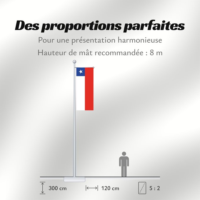Proportions du drapeau : Chile	It is easy to put a border around this flag image	Chili	Cile	علم تشيلي	Национално знаме на Чили	ཅི་ལི། དར་ཆ།	Chilen	דגל צ ילה	チリの国旗	칠레의 국기	Флаг Чили	Čila	Chiles	Şili Cumhuriyeti	Прапор Чилі	​智利國旗
