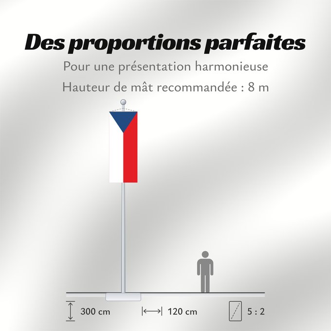 Proportions du drapeau : Czech Republic Czechia (Czech Republic) République tchèque República Checa Tschechischen Republik Repubblica Ceca Tsjechië Chéquia Czech علم جمهورية التشيك Сцяг Чэхіі / Sciag Čechii Сьцяг Чэхіі / Ściag Čechii Национално знаме на Чешката република České re