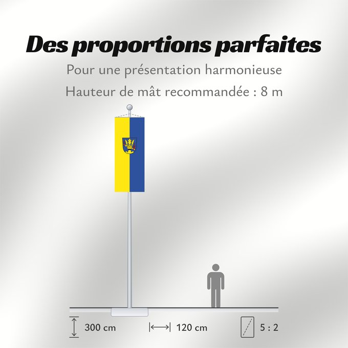 Proportions du drapeau : Spatzenhausen (Zugspitz-Region)