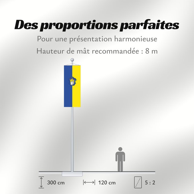 Proportions du drapeau : Schliersee, M (Alpenregion Tegernsee-Schliersee)