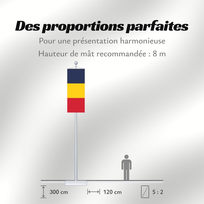 Proportions du drapeau : Chad	National du Tchad	Chad. Proporción 2 3	Tschad	Ciad	Tsjaad	علم تشاد	Ĉado	Ciadului	Čada	Tchads
