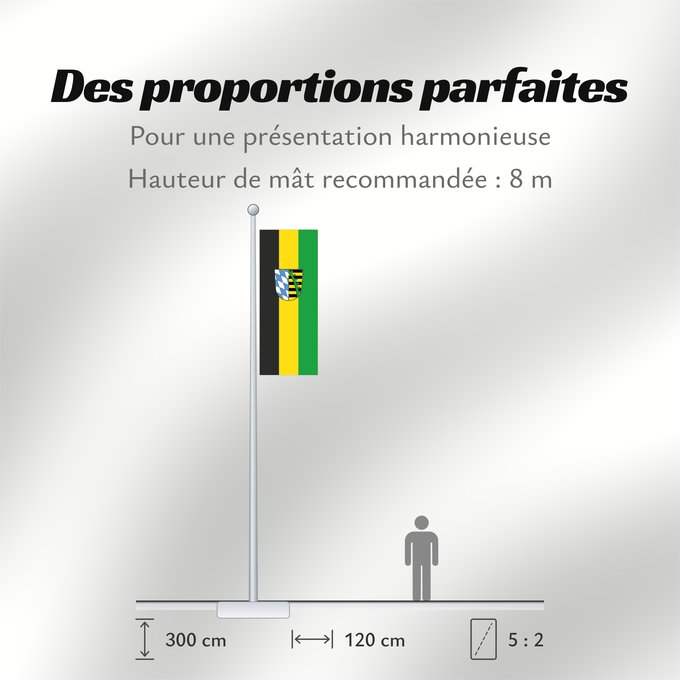 Proportions du drapeau : Coburg (Kreis)
